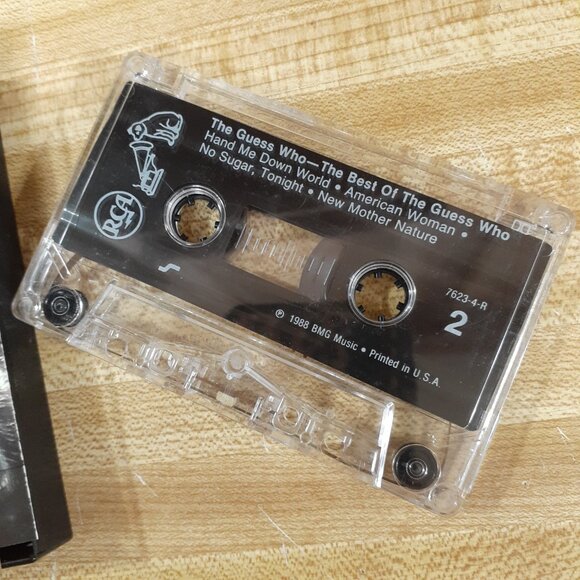 Best of the Guess Who RCA Cassette Tape 1988 American Woman No Sugar Tonight USA - Picture 4 of 7